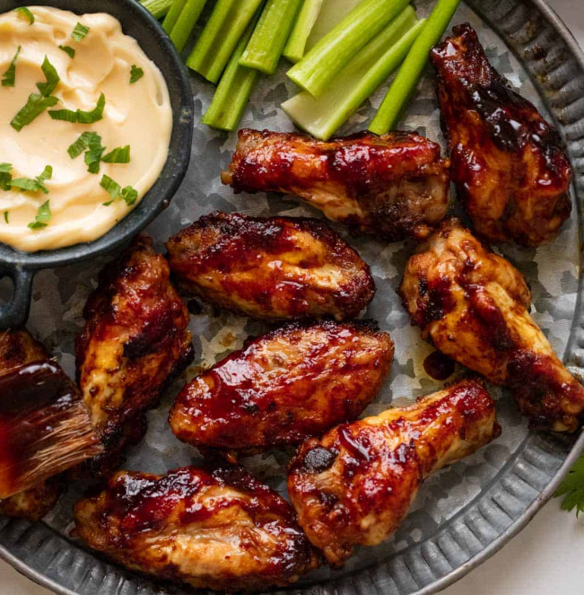 Spicy BBQ Chicken Wings